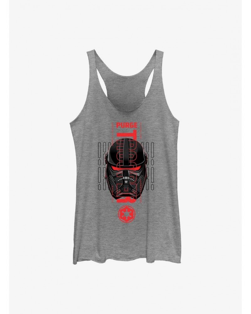 Star Wars Obi-Wan Kenobi Purge Trooper Head Girls Tank Top $7.25 Tops