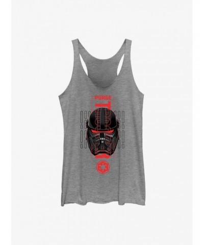 Star Wars Obi-Wan Kenobi Purge Trooper Head Girls Tank Top $7.25 Tops