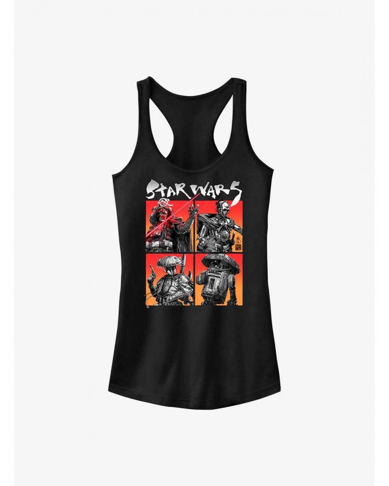 Star Wars: Visions Boba Fett Four On The Floor Girl's Tank $6.97 Tanks