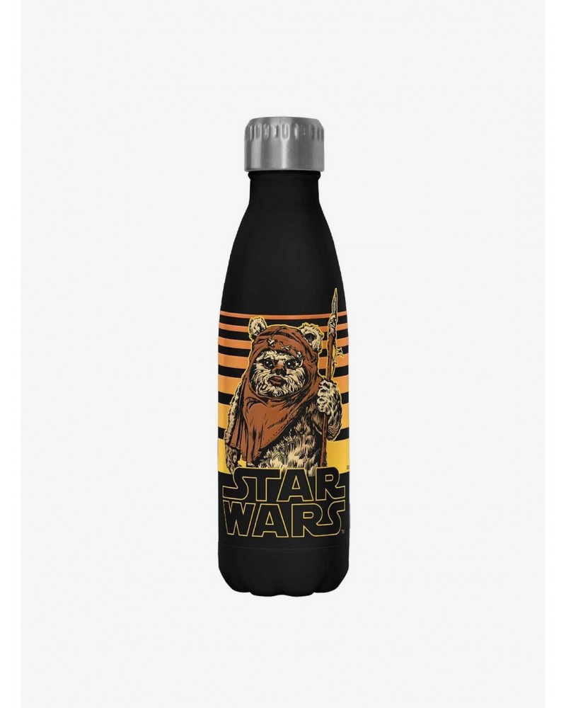 Star Wars Ewok Gradient Black Stainless Steel Water Bottle $6.77 Water Bottles