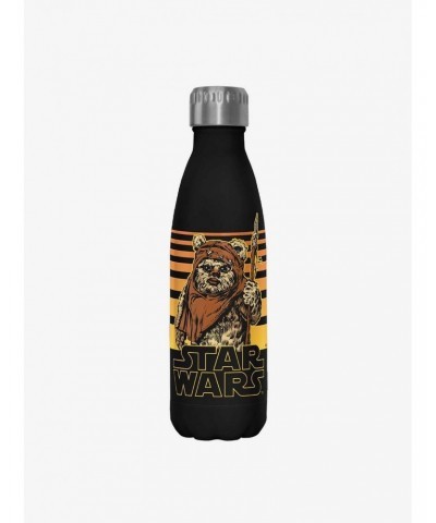 Star Wars Ewok Gradient Black Stainless Steel Water Bottle $6.77 Water Bottles