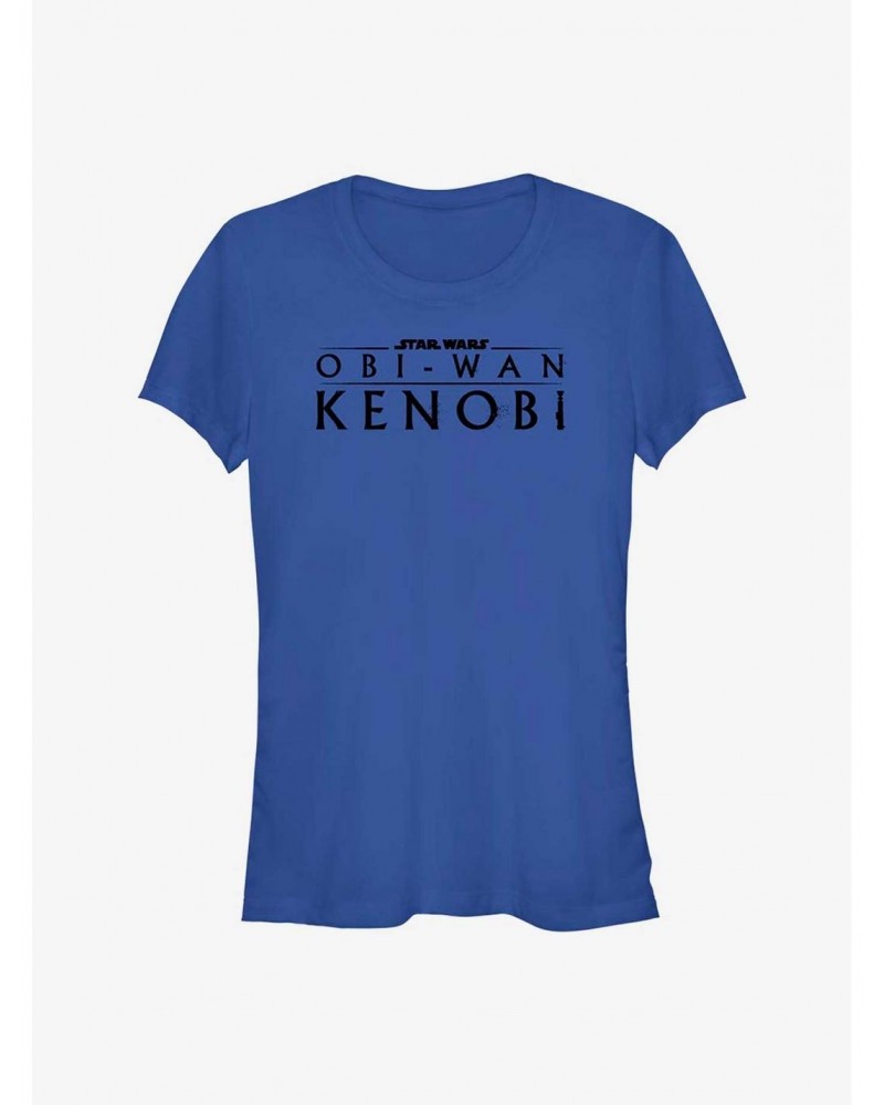 Star Wars Obi-Wan Kenobi Logo Girls T-Shirt $5.99 T-Shirts