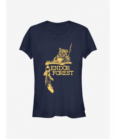 Star Wars Endor Forest Girls T-Shirt $6.15 T-Shirts