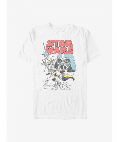 Star Wars Skywalker Family Doodle Poster T-Shirt $6.52 T-Shirts