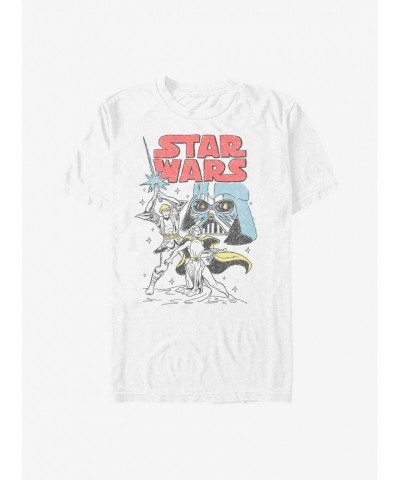 Star Wars Skywalker Family Doodle Poster T-Shirt $6.52 T-Shirts