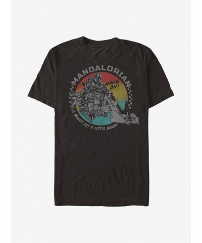 Star Wars The Mandalorian Hang On! T-Shirt $6.83 T-Shirts