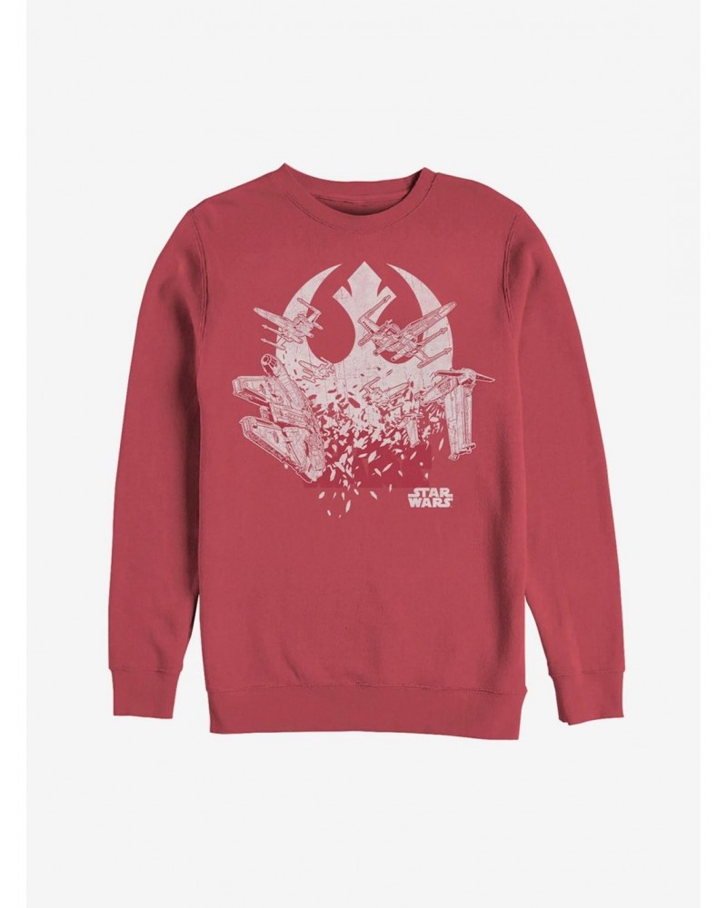 Star Wars Rebel Ship Splinter Sweatshirt $12.69 Sweatshirts