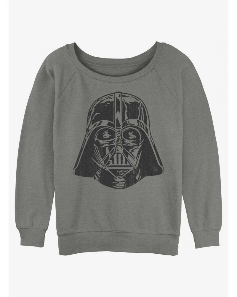 Star Wars Darth Vader Face Girls Slouchy Sweatshirt $10.33 Sweatshirts