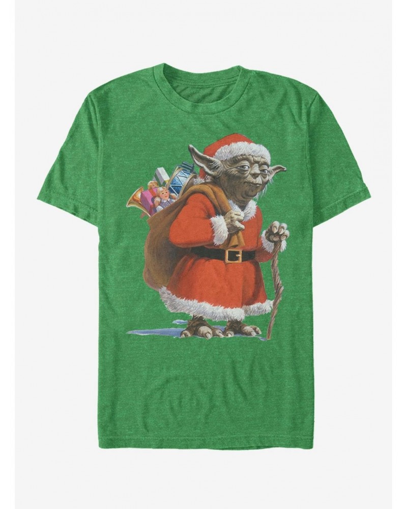 Star Wars Santa Yoda T-Shirt $5.12 T-Shirts