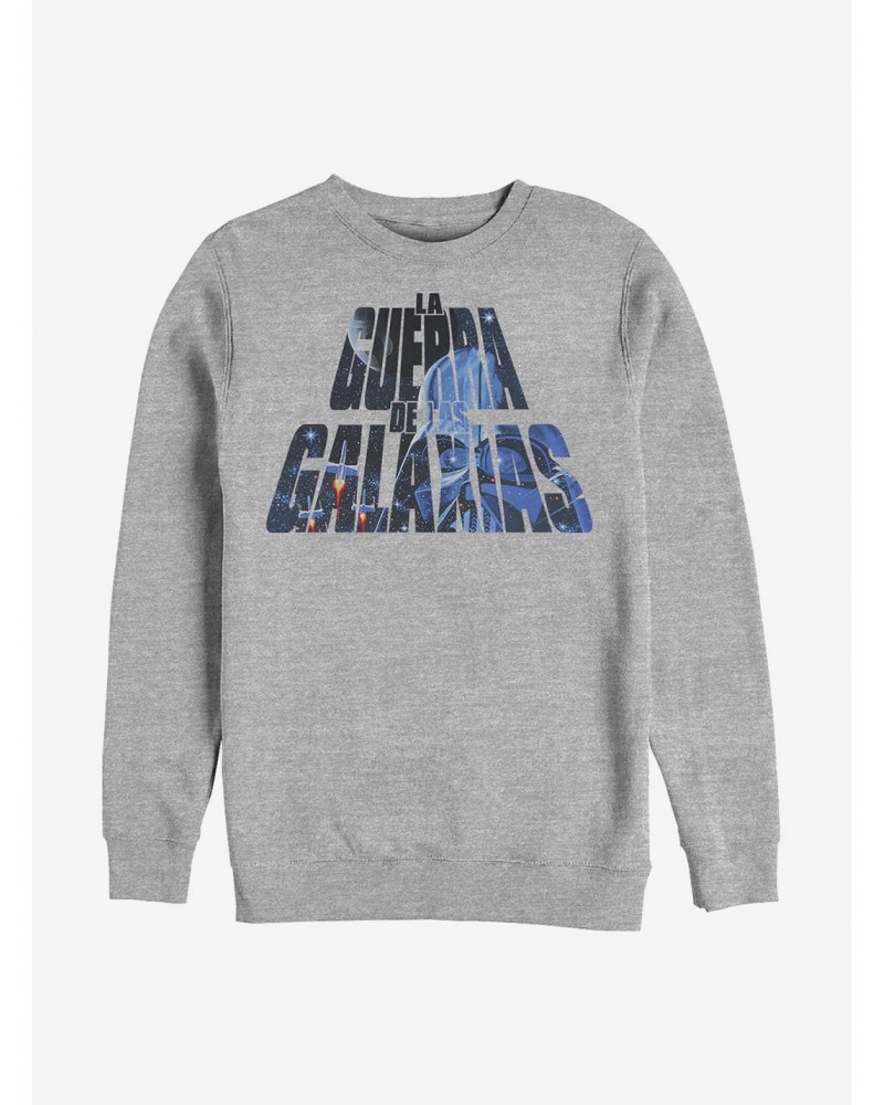 Star Wars De Las Galaxias Crew Sweatshirt $9.74 Sweatshirts