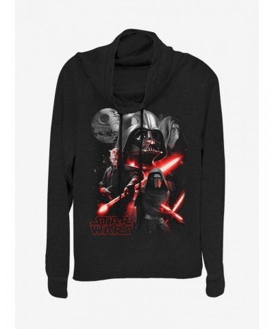 Star Wars Poster Style Cowl Neck Long-Sleeve Girls Top $15.80 Tops