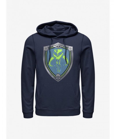 Star Wars The Mandalorian Mando Shield Hoodie $14.01 Hoodies