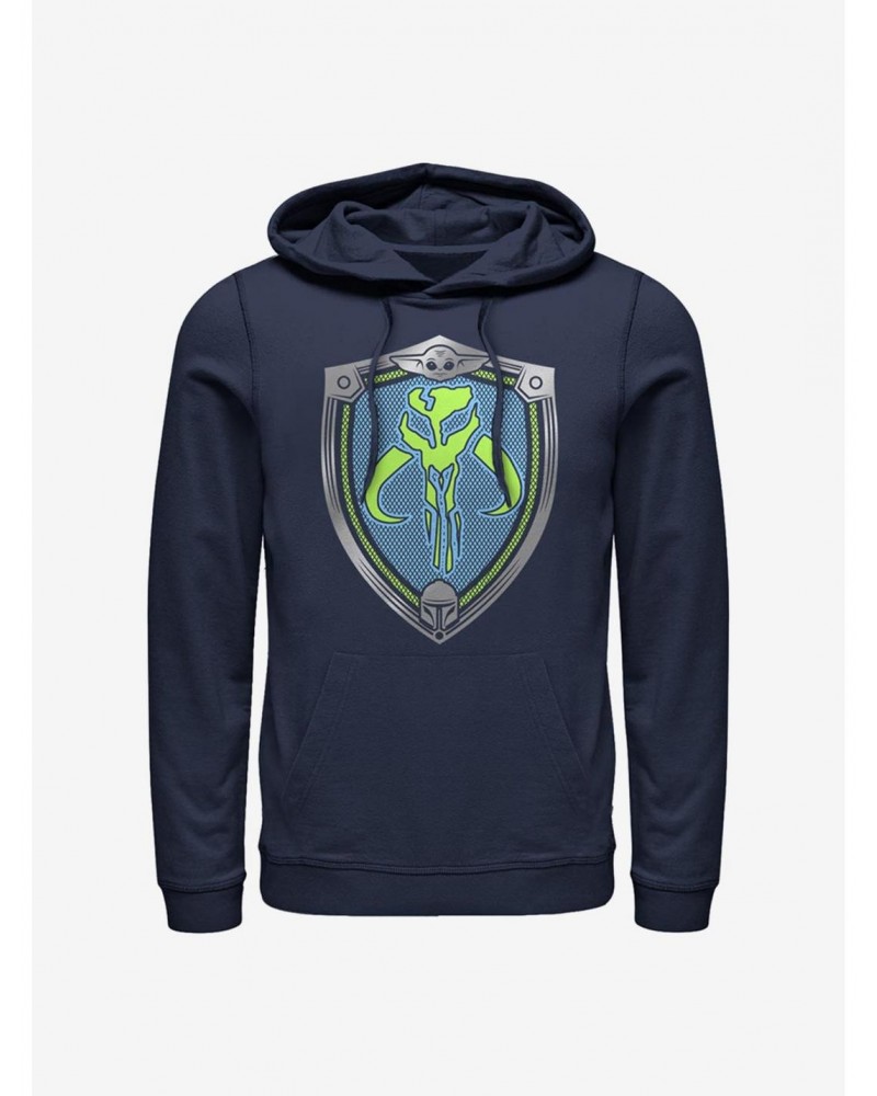 Star Wars The Mandalorian Mando Shield Hoodie $14.01 Hoodies