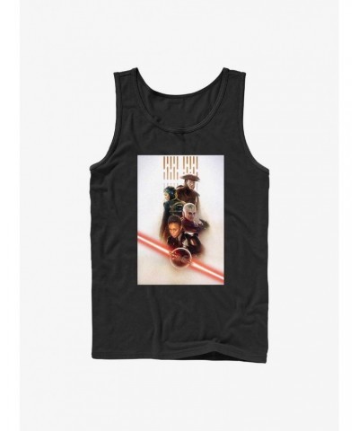 Star Wars Obi-Wan Kenobi Character Poster Tank Top $8.17 Tops