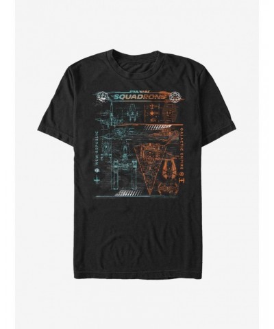 Star Wars So Many Ships T-Shirt $7.14 T-Shirts