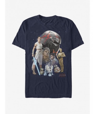 Star Wars: The Rise of Skywalker Galaxies Heroes T-Shirt $5.44 T-Shirts