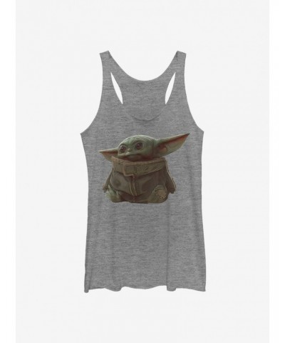 Star Wars The Mandalorian The Child Classic Pose Girls Tank $6.42 Tanks