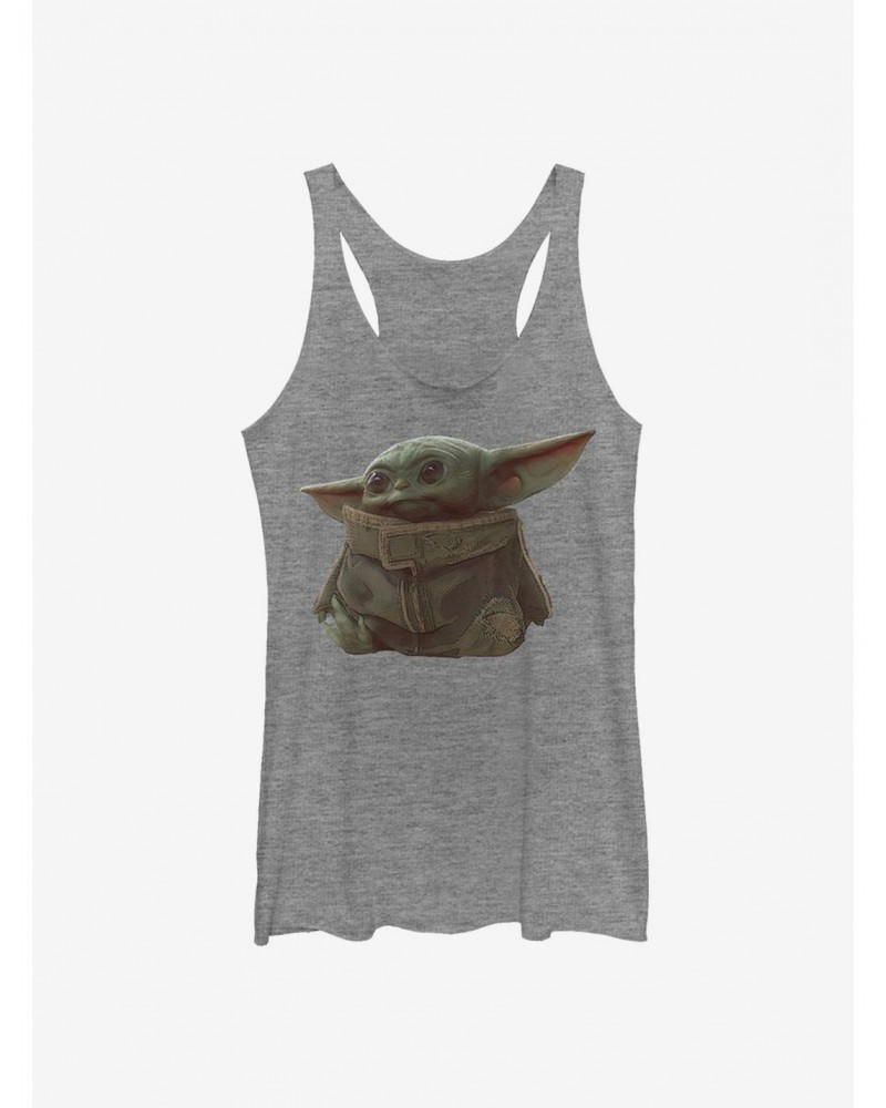 Star Wars The Mandalorian The Child Classic Pose Girls Tank $6.42 Tanks