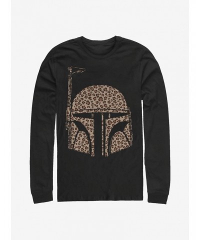 Star Wars Boba Cheetah Long-Sleeve T-Shirt $10.79 T-Shirts