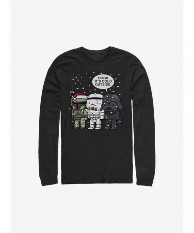 Star Wars Boba It's Cold Long-Sleeve T-Shirt $9.21 T-Shirts