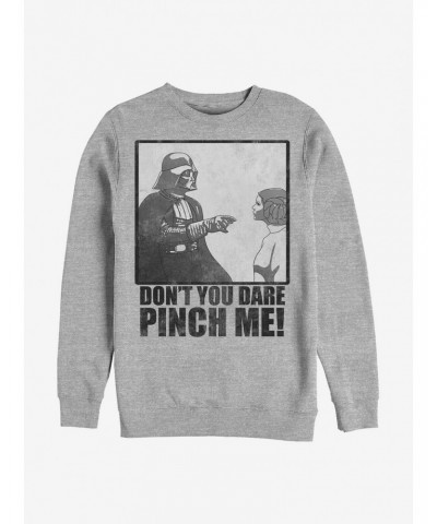 Star Wars Don't You Dare Pinch Me Crew Sweatshirt $12.40 Sweatshirts