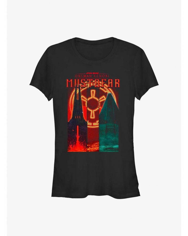 Star Wars Obi-Wan Kenobi Mustafar Girls T-Shirt $7.44 T-Shirts