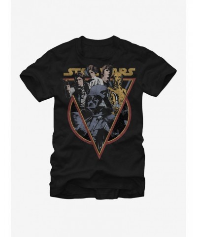 Star Wars Retro Characters T-Shirt $5.28 T-Shirts