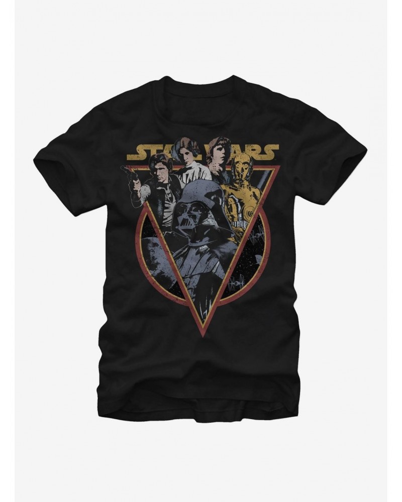 Star Wars Retro Characters T-Shirt $5.28 T-Shirts