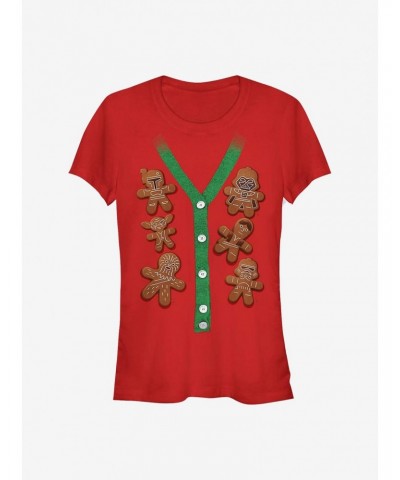 Star Wars Christmas Vest Holiday Cookies Girls T-Shirt $7.77 T-Shirts