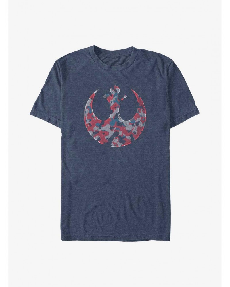 Star Wars Camo Rebel Crest T-Shirt $5.59 T-Shirts