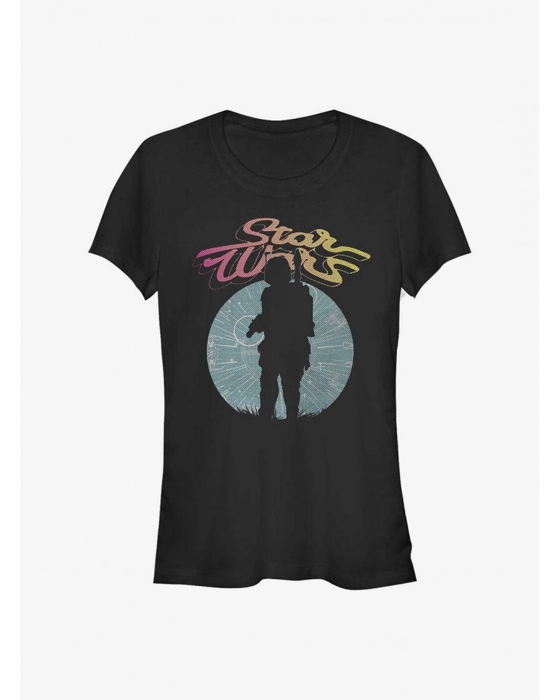 Star Wars Boba Fett Silhouette Girl's T-Shirt $6.31 T-Shirts