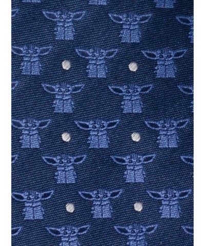 Star Wars The Mandalorian The Child Navy Blue Men's Tie $19.06 Ties