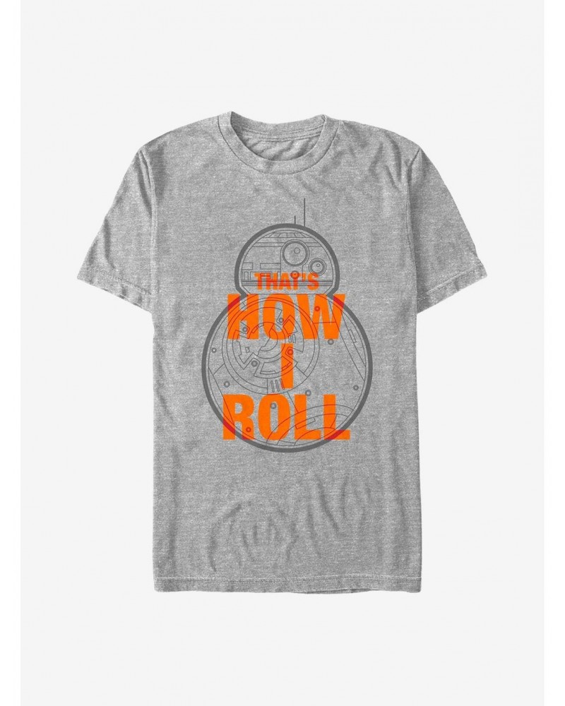 Star Wars: The Force Awakens Rolling BB-8 T-Shirt $6.21 T-Shirts