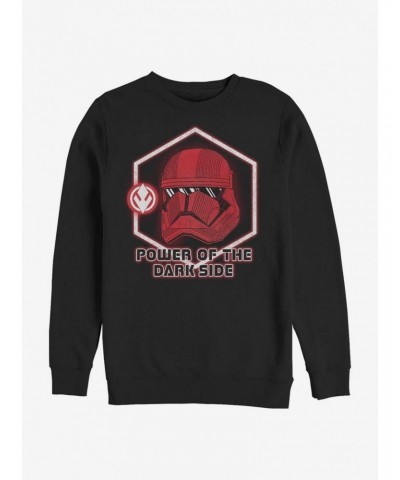 Star Wars: The Rise Of Skywalker Power Of The Dark Side Crew Sweatshirt $13.58 Sweatshirts