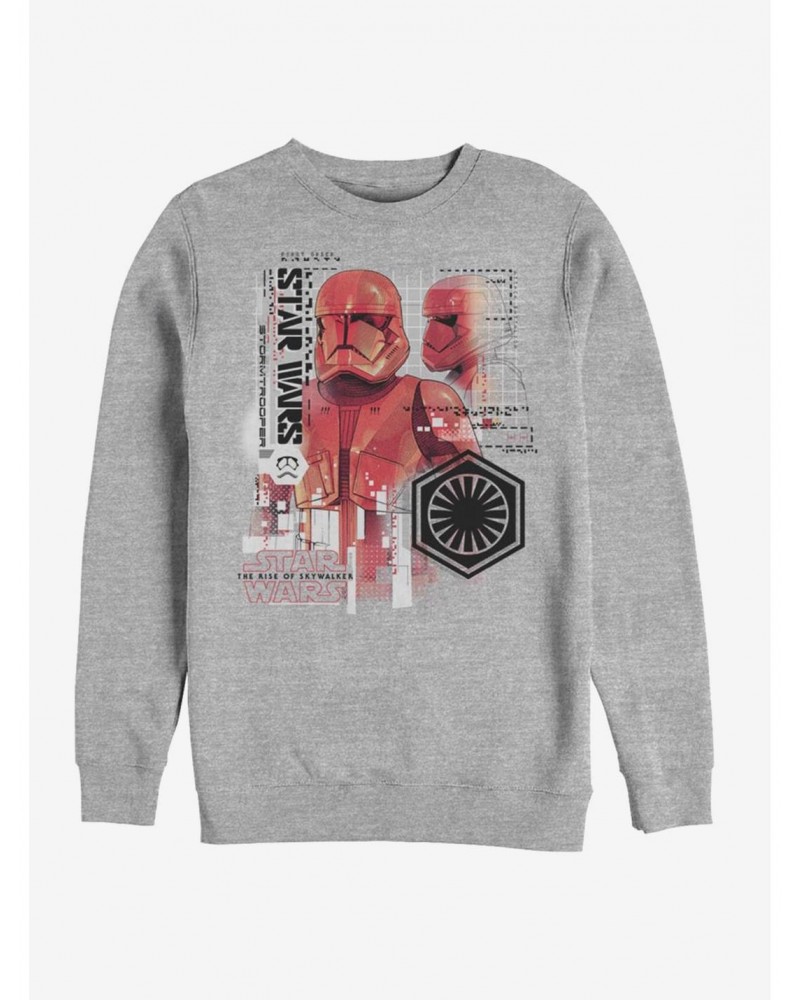 Star Wars Episode IX Rise of Skywalker Red Trooper Super Red Trooper Sweatshirt $10.04 Sweatshirts