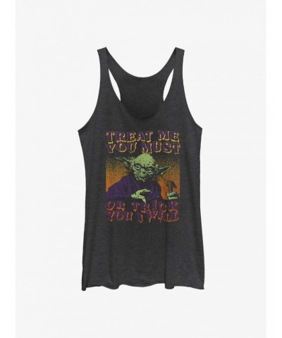 Star Wars Yoda Treat You Must Girls Tank $9.32 Tanks