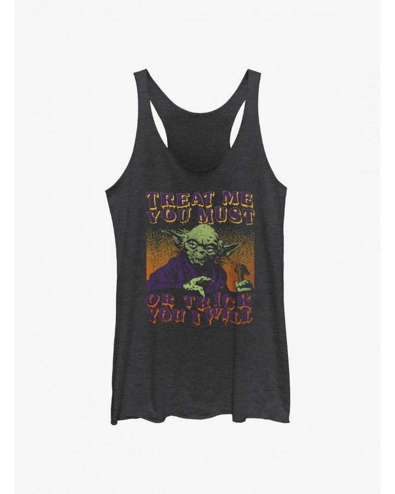 Star Wars Yoda Treat You Must Girls Tank $9.32 Tanks