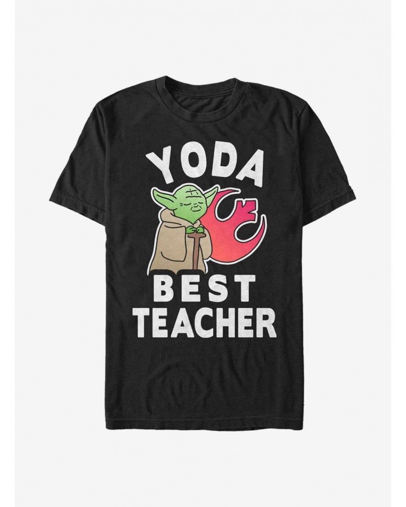 Star Wars Yoda Best Techer T-Shirt $4.81 T-Shirts