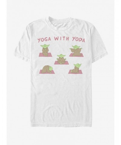 Star Wars Yoga With Yoda T-Shirt $7.61 T-Shirts