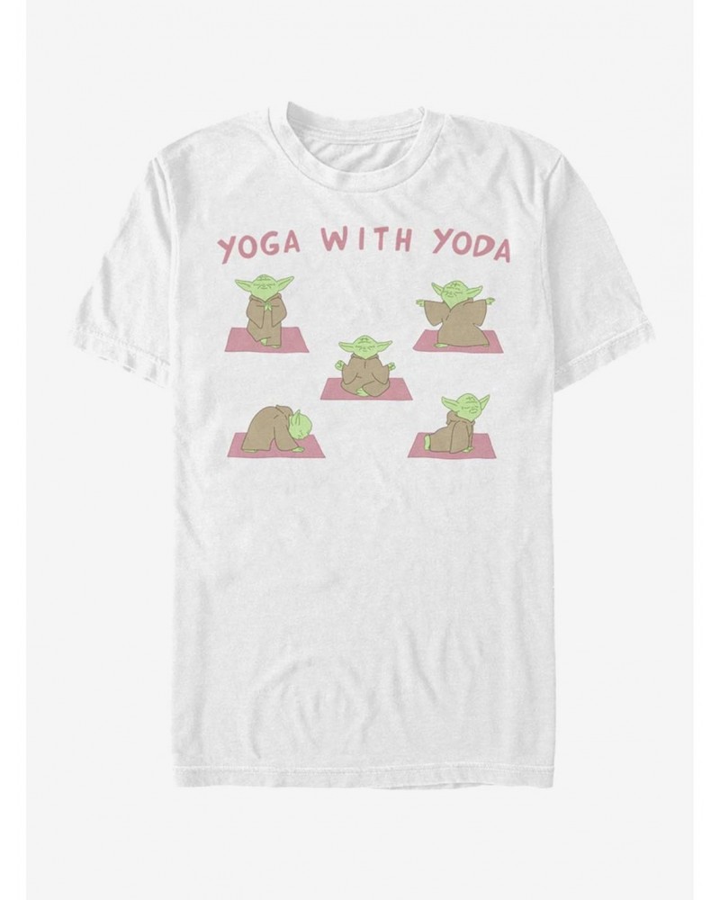 Star Wars Yoga With Yoda T-Shirt $7.61 T-Shirts