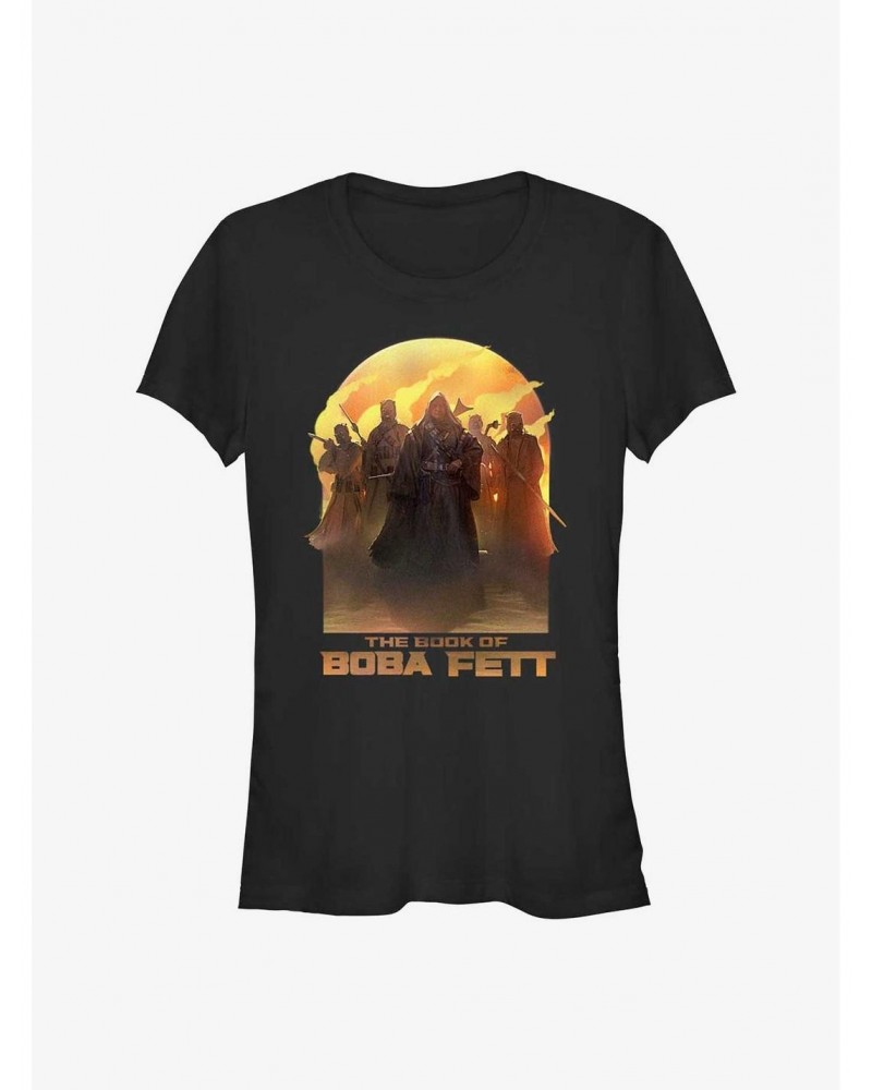 Star Wars Book of Boba Fett Leading By Example Girls T-Shirt $7.93 T-Shirts