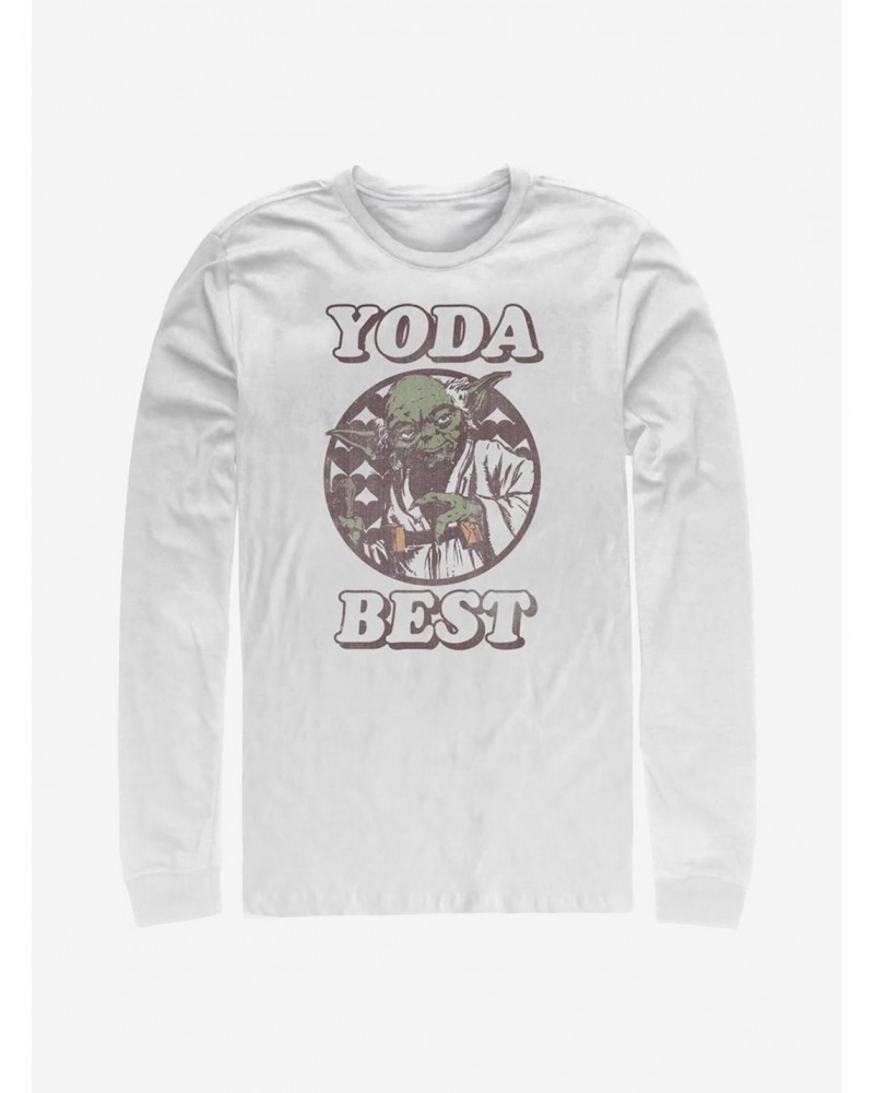 Star Wars Yoda Best Long-Sleeve T-Shirt $8.42 T-Shirts