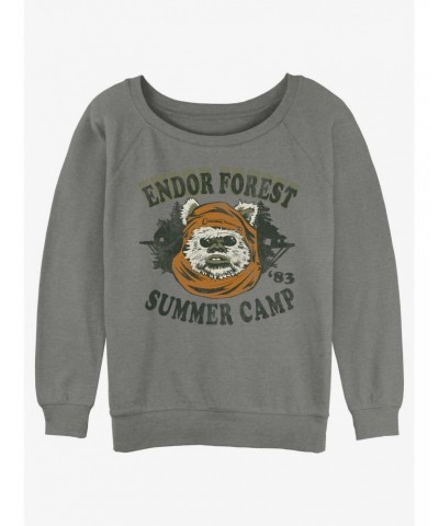 Star Wars Endor Camp Girls Slouchy Sweatshirt $10.63 Sweatshirts