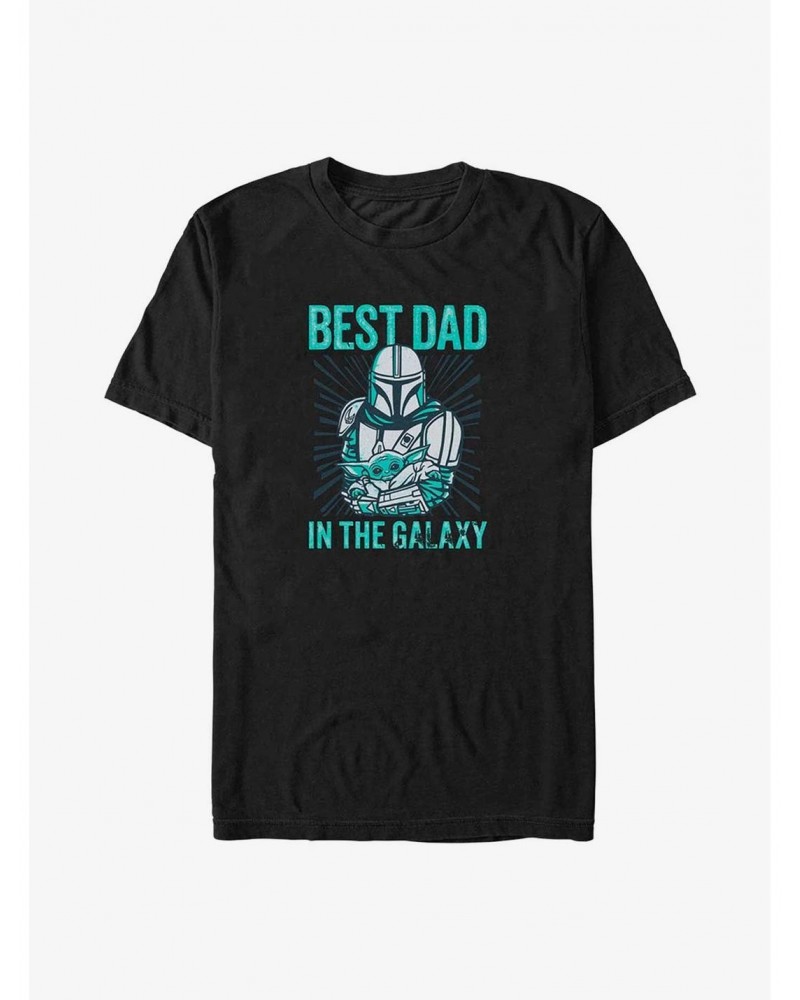 Star Wars The Mandalorian Father's Day Mando Best Dad T-Shirt $5.12 T-Shirts