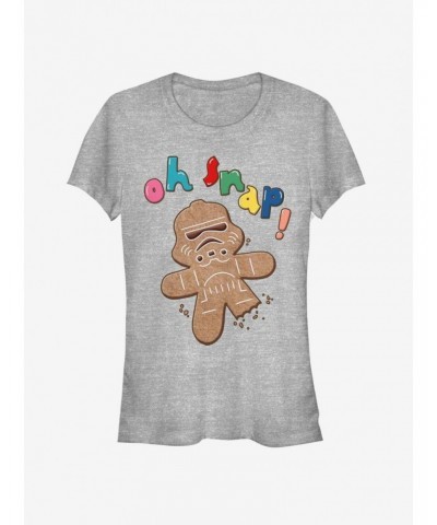 Star Wars Storm Trooper Gingerbread Gingersnap Girls T-Shirt $5.66 T-Shirts