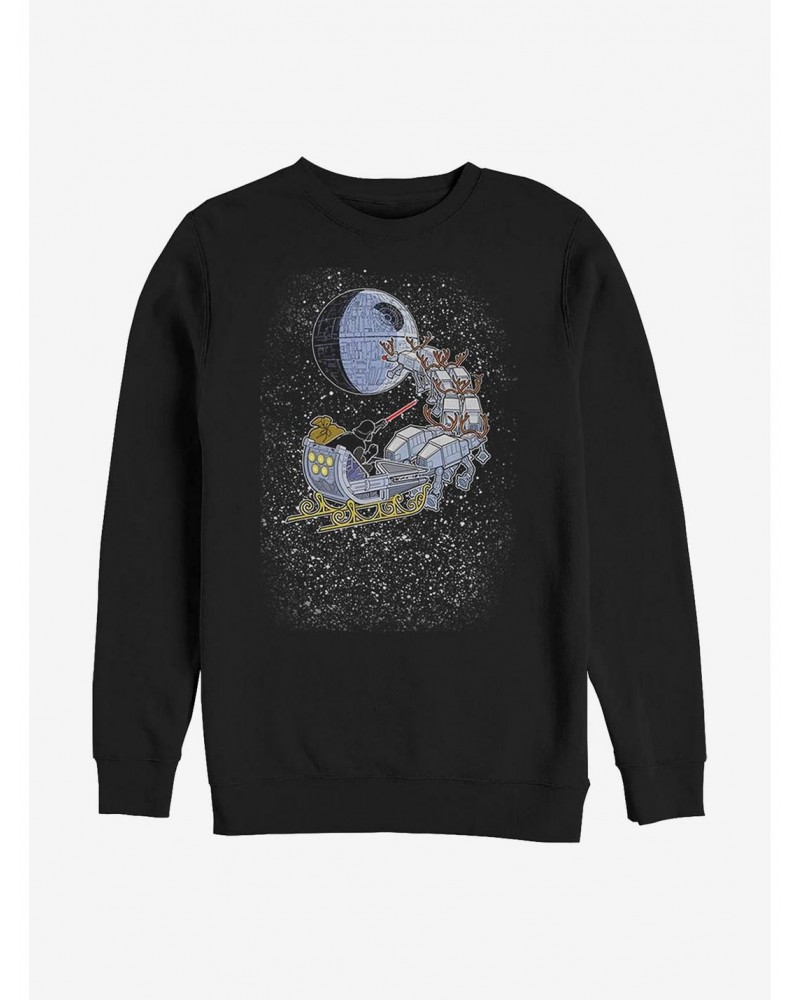 Star Wars Vader Through The Snow Crew Sweatshirt $12.10 Sweatshirts