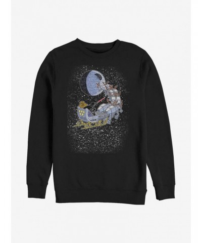 Star Wars Vader Through The Snow Crew Sweatshirt $12.10 Sweatshirts