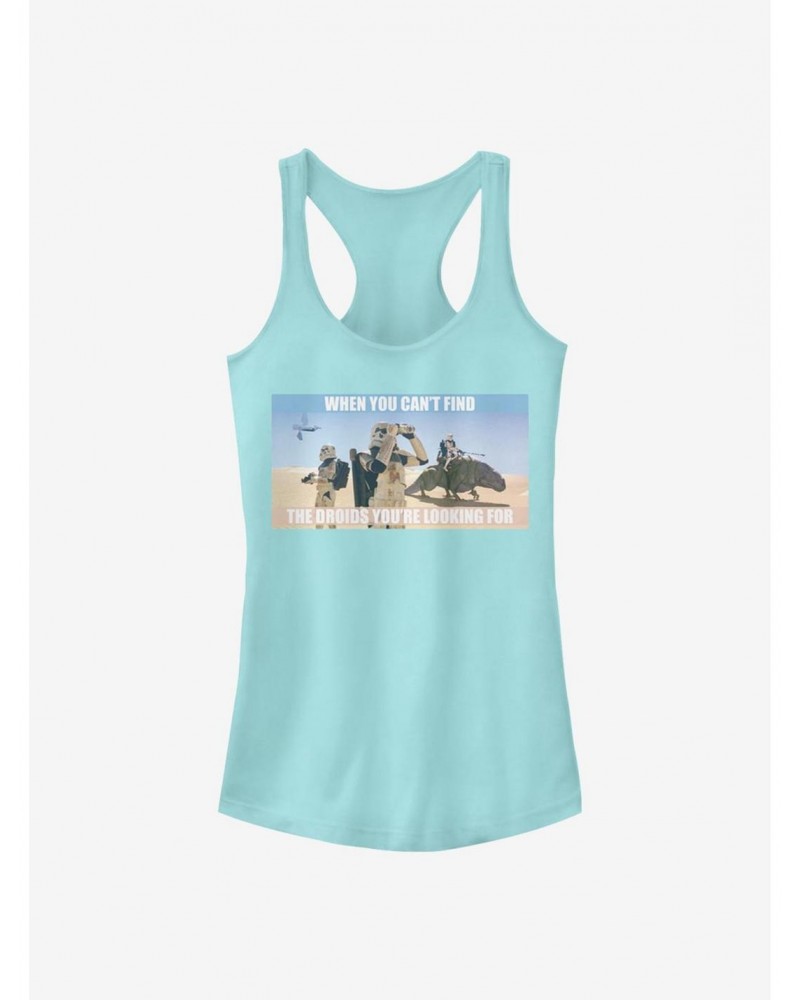 Star Wars Can't Find The Droids Girls Tank $9.36 Tanks