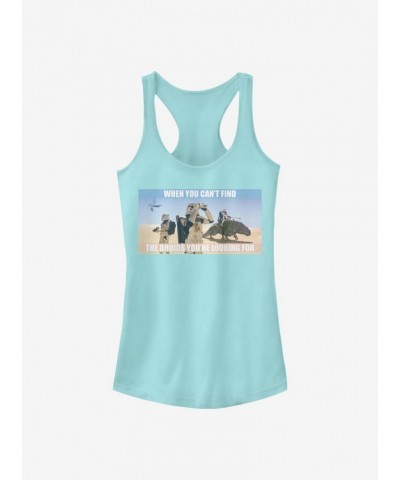 Star Wars Can't Find The Droids Girls Tank $9.36 Tanks