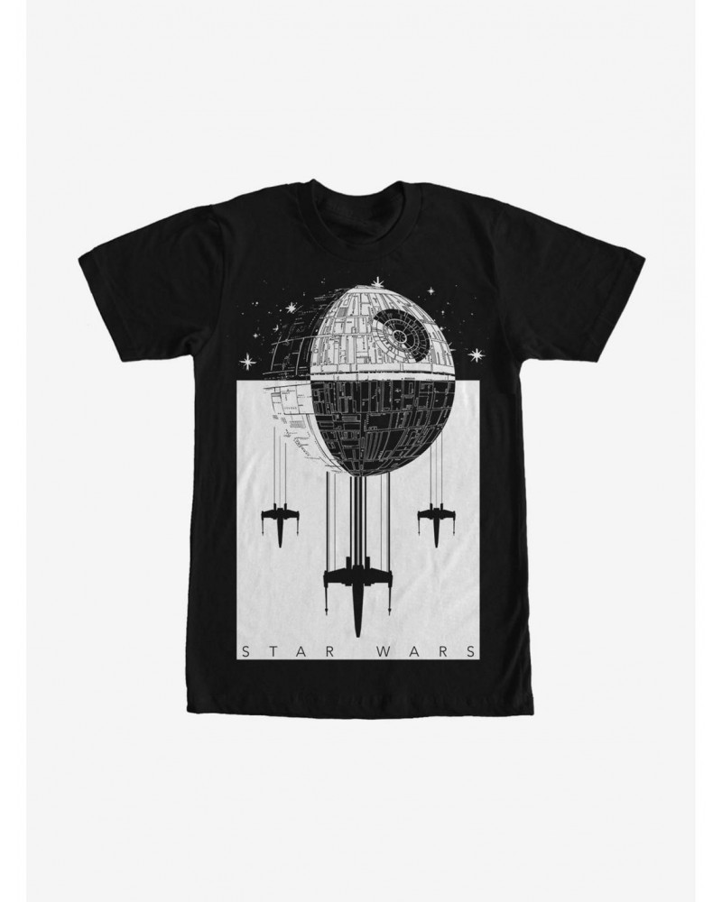 Star Wars Death Star Battle T-Shirt $5.28 T-Shirts